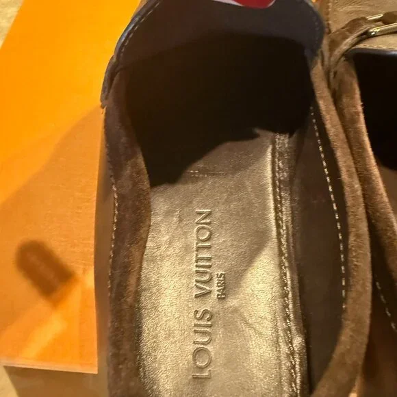 LV Monogram Leather Drivers